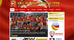 Desktop Screenshot of hokejbal-hk.cz